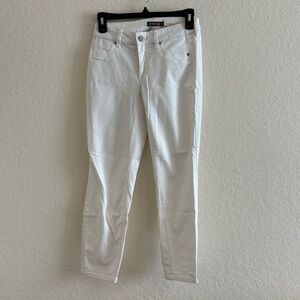 JustFab White Jeans